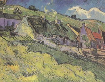 Vincent Van Gogh Thatched Cottages (nn04)